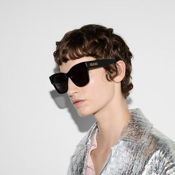 Gucci GG1789S Sunglasses – Black Square Frame Grey Lenses | Model GG1789S 001 - Picture 11 of 12